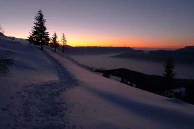 Picture with Snow Mountains